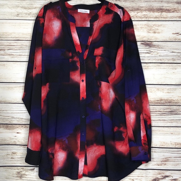 Tops - Calvin Klein Women’s Blouse Size 2x